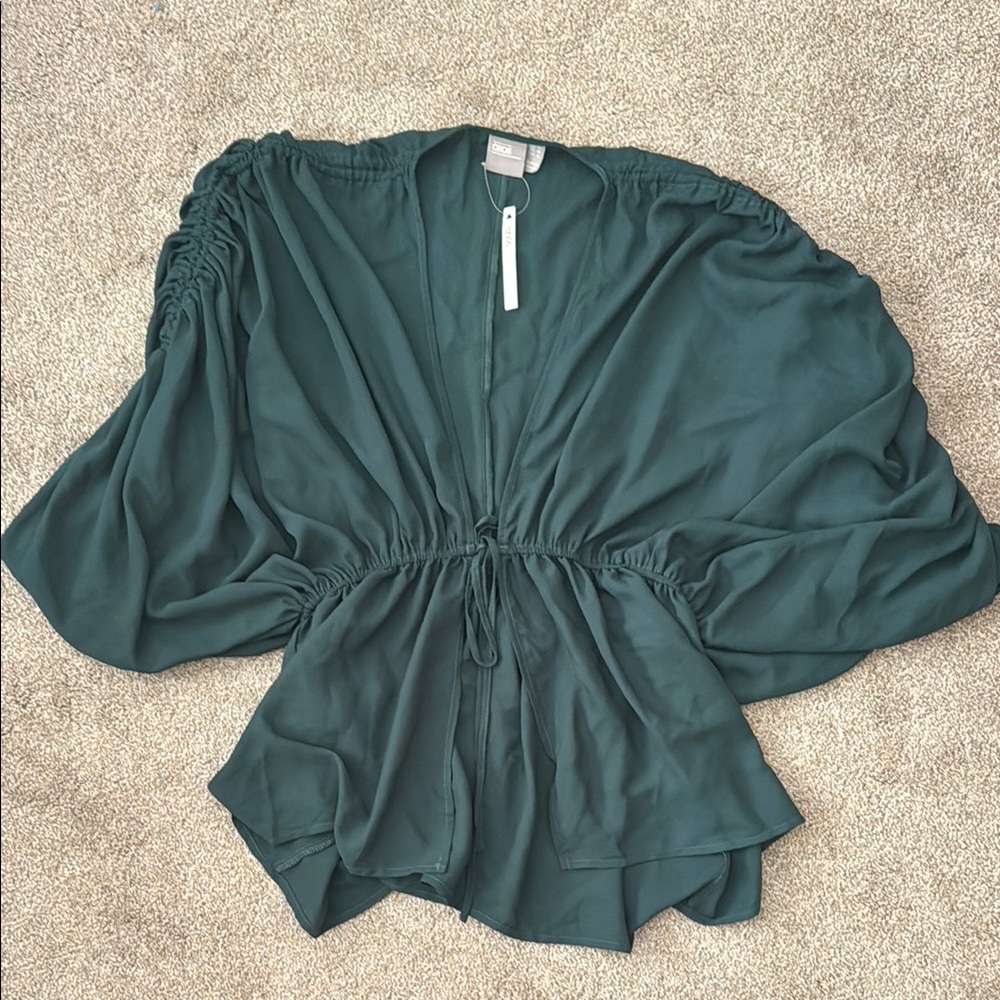 ASOS Emerald Batwing Blouse